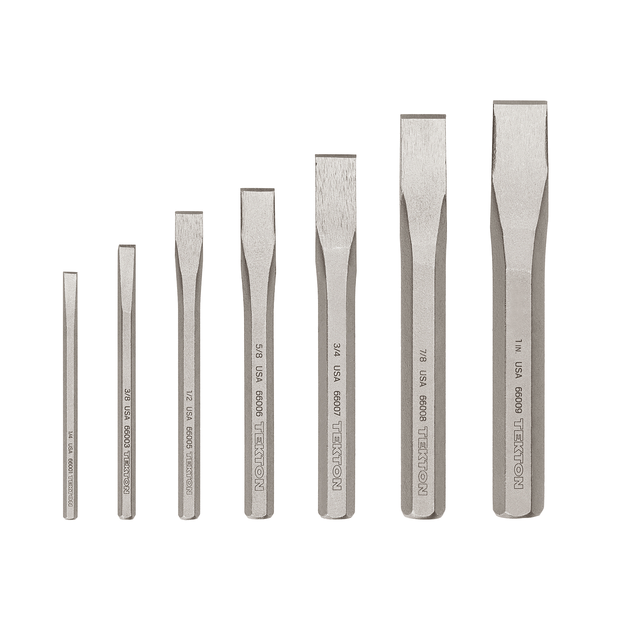 TEKTON Cold Chisel Set, 7-Piece (1/4 - 1 in.) | PNC91004